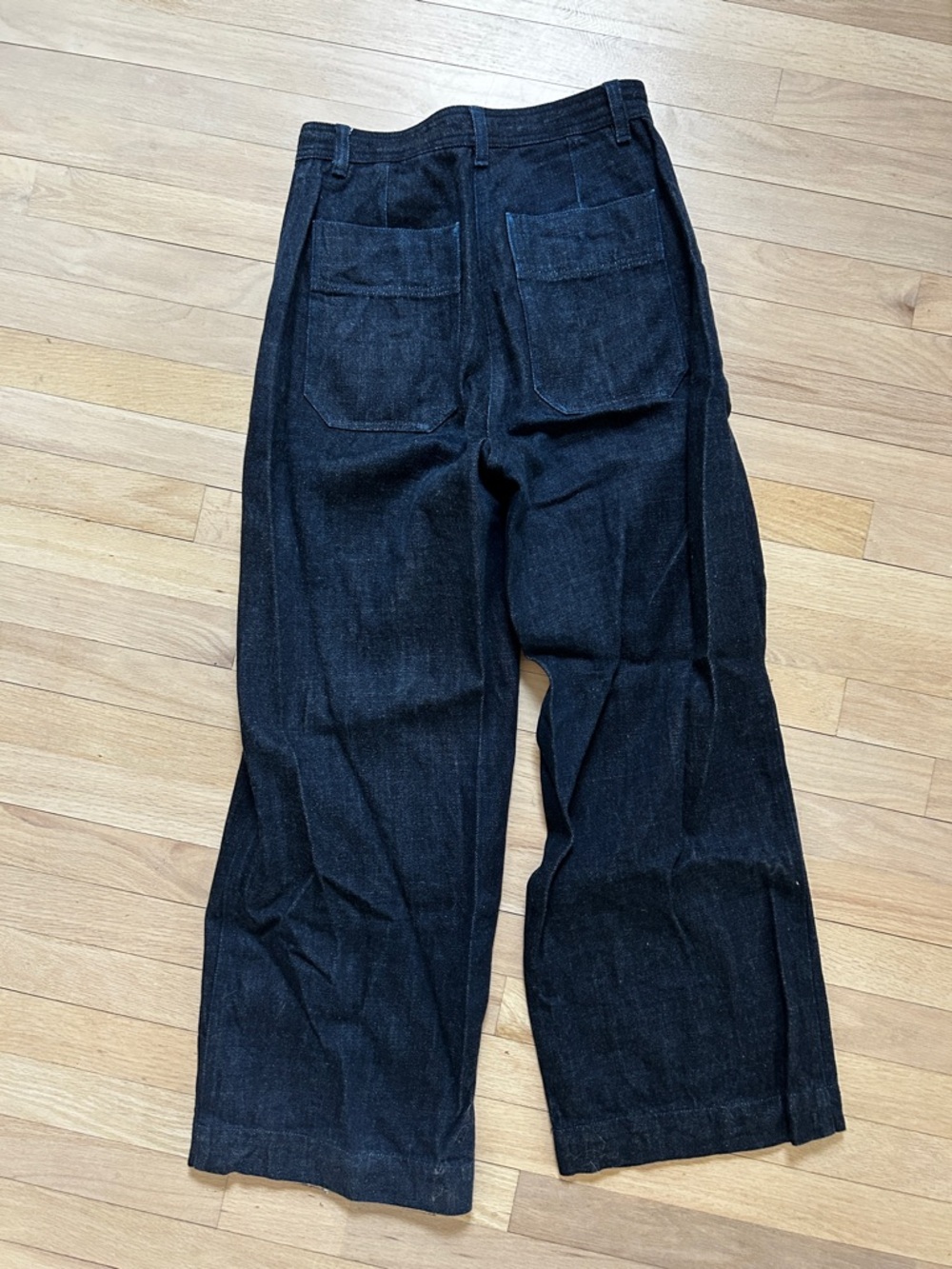 TOAST Flat Front Japanese Denim Pants | Indigo | Size 8 (UK) - Picture 4 of 6